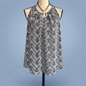 Anne Carson Flowy Tank Blouse M 